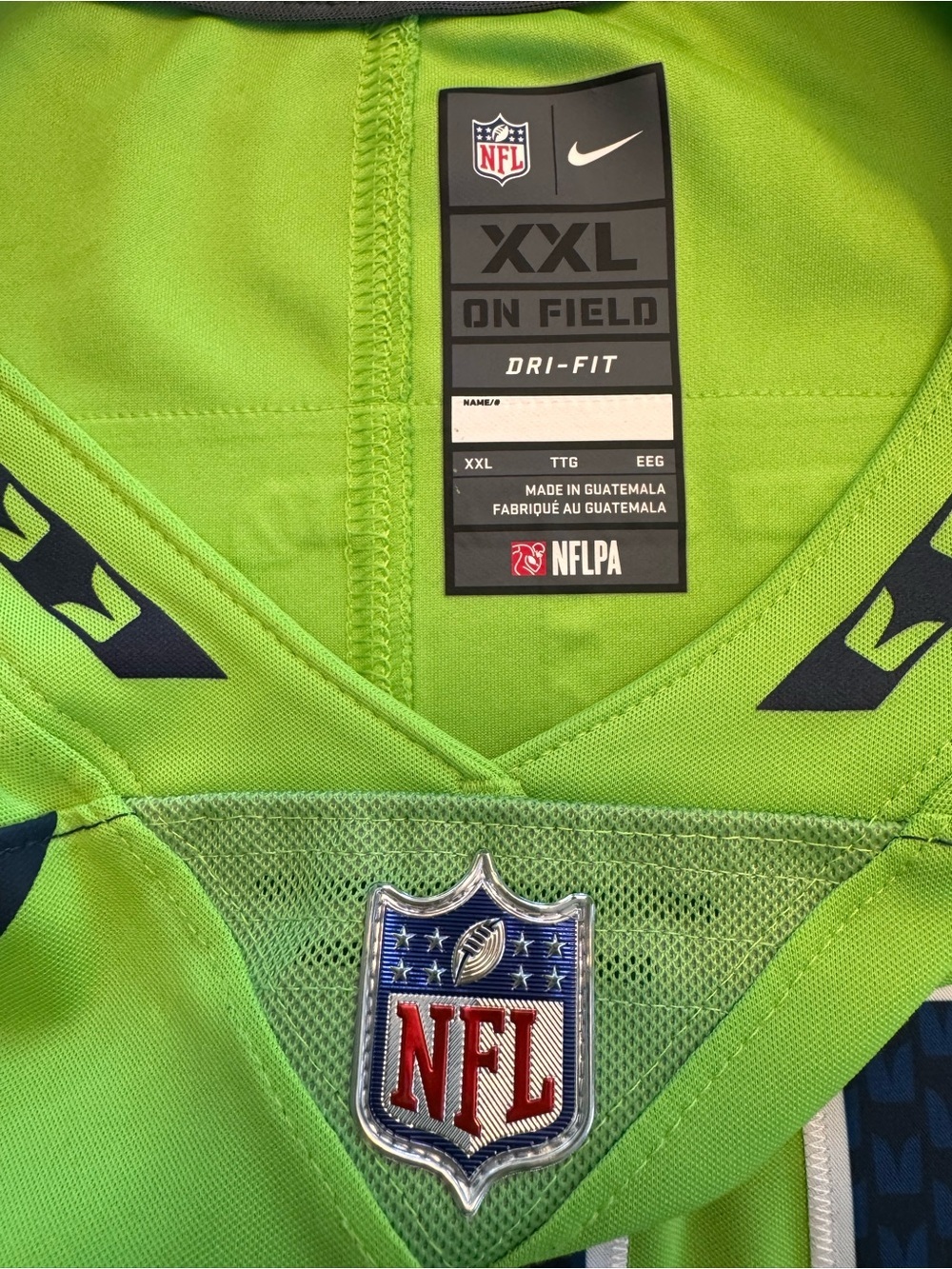🔥 Nike Seattle Seahawks DK Metcalf Action Green Jersey XXL - Picture 8 of 12